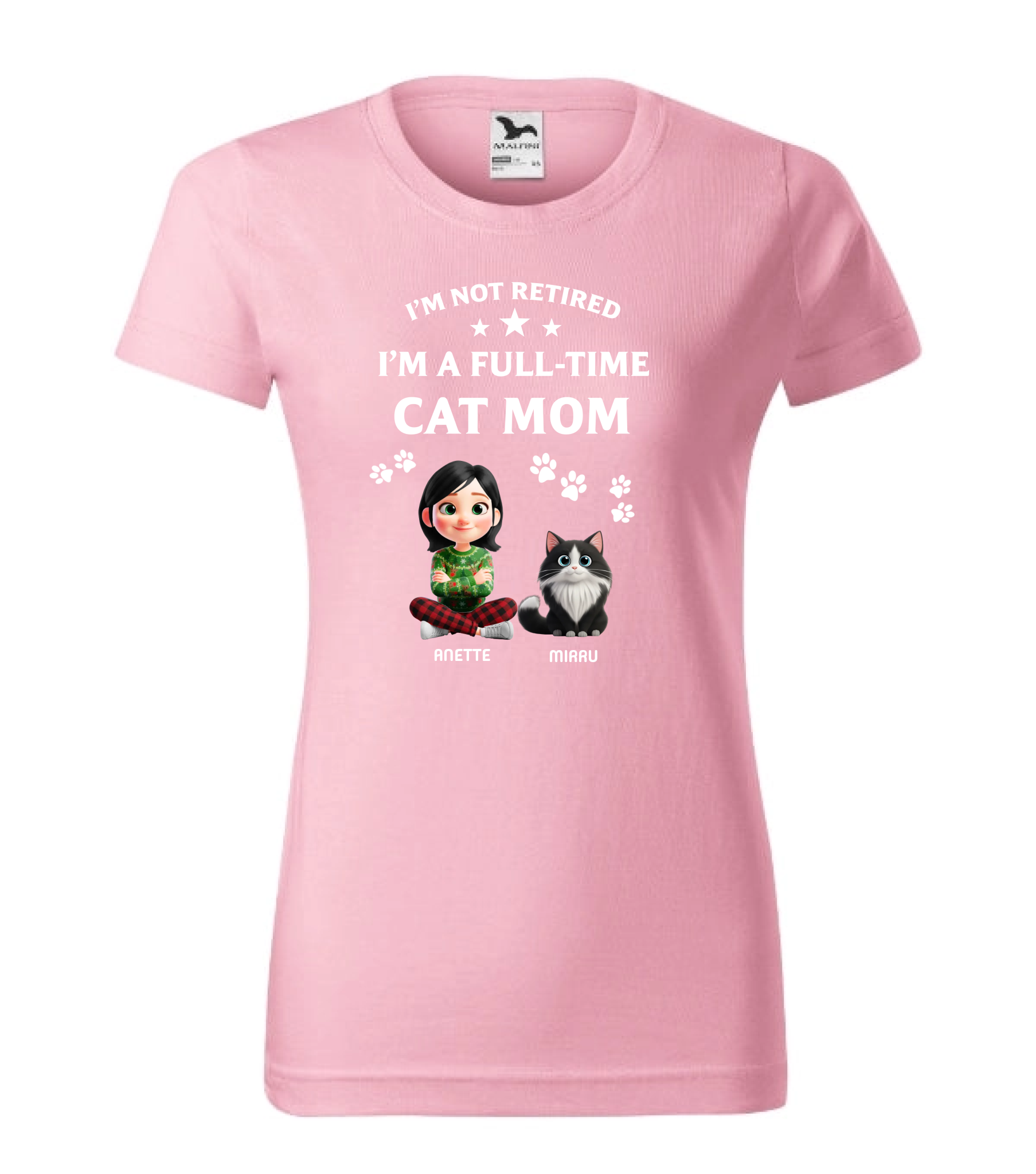Lemmiku T-särk naistele Dog/Cat/Fur Mom
